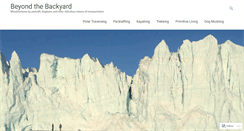 Desktop Screenshot of beyondthebackyard.com