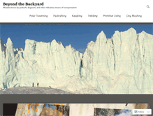 Tablet Screenshot of beyondthebackyard.com
